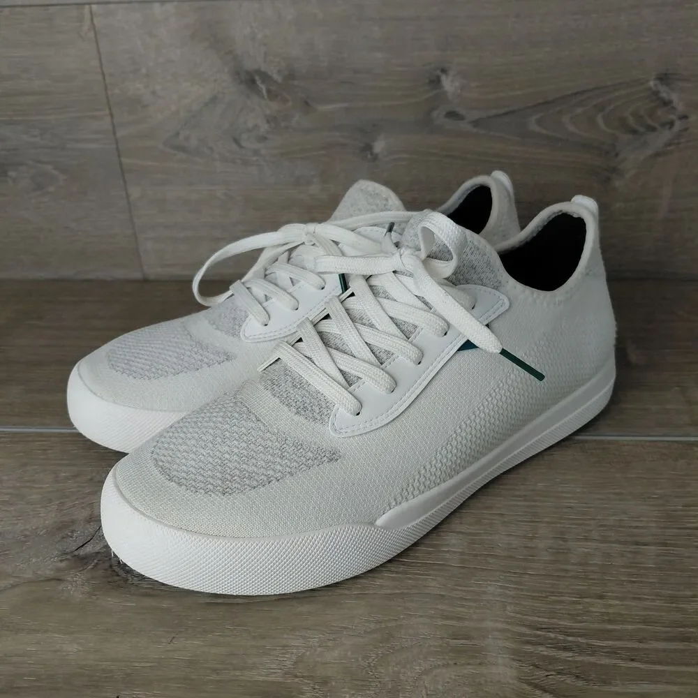 Vessi Weekend Sneakers Mens Size 10 White Waterproof Marble White Dyma Tex Shoes
